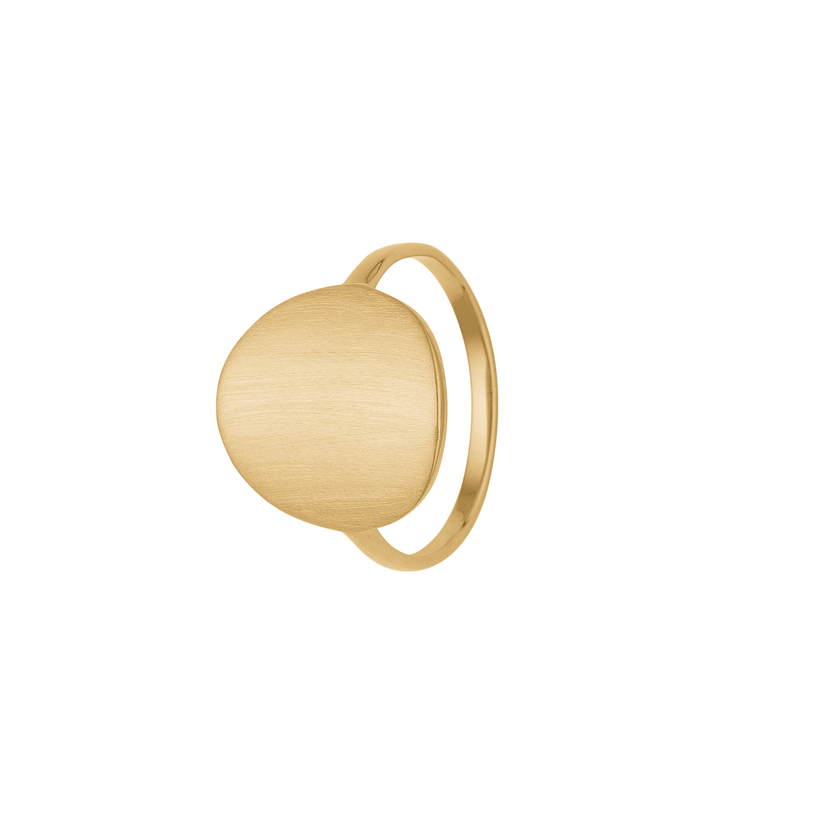 Ring, Cirkel plade, forg sølv