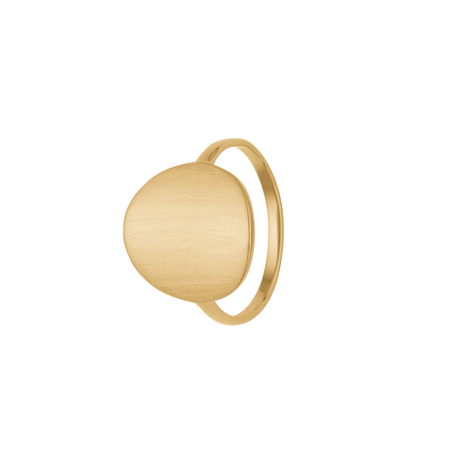 Ring, Cirkel plade, forg sølv