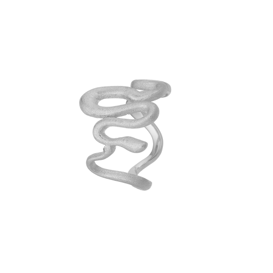 Snake, ring, sølv