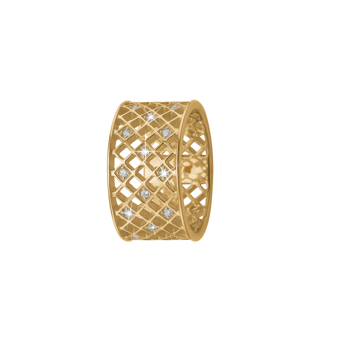 Ring, Harlekin, cz, forg sølv