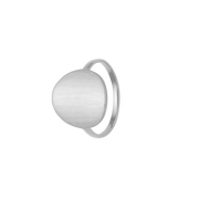 Ring, Cirkel plade, sølv