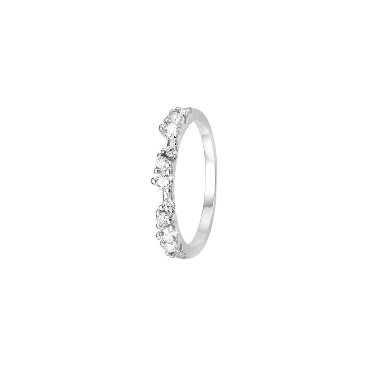 Evig Kærlighed, ring, sølv, 11 CZ