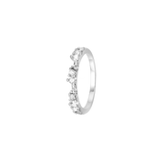 Evig Kærlighed, ring, sølv, 11 CZ