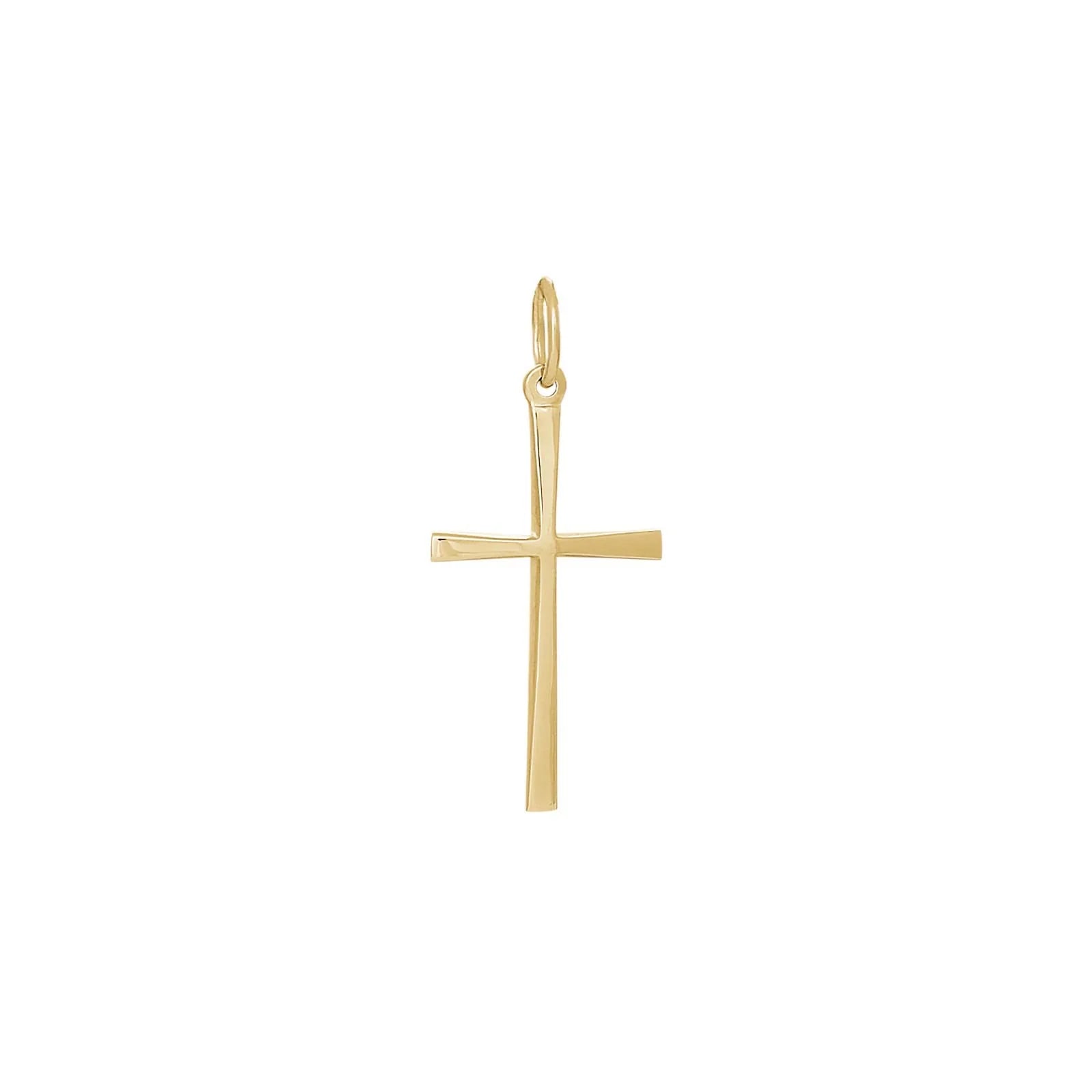 14kt guldkors 22mm