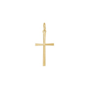 14kt guldkors 22mm
