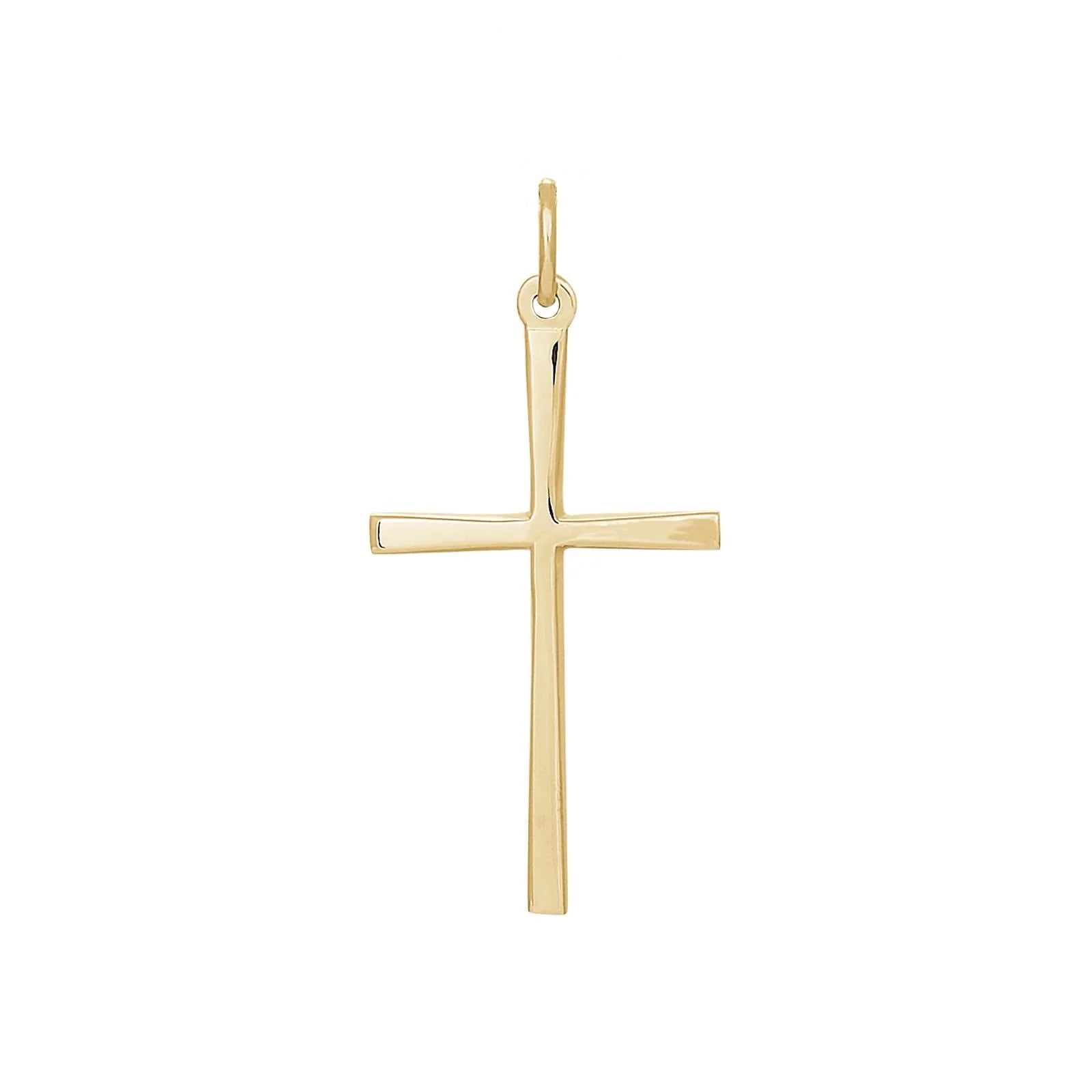 14kt guldkors 30mm