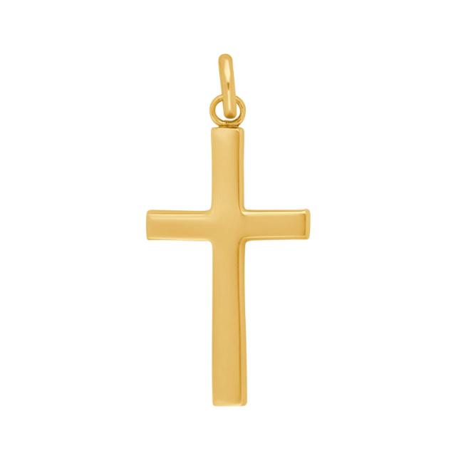 Forgyldt sølvkors 30mm