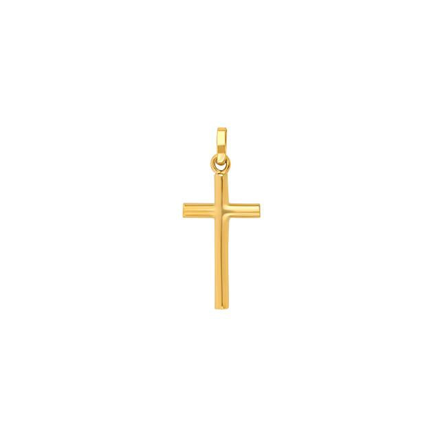 8kt. guldkors 15mm