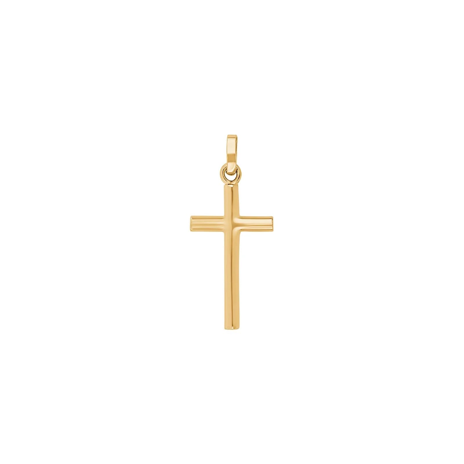14kt. guldkors 15mm
