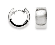 Sterling sølv creol dia./mat finish