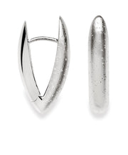 Sterling sølv creol dia./mat finish