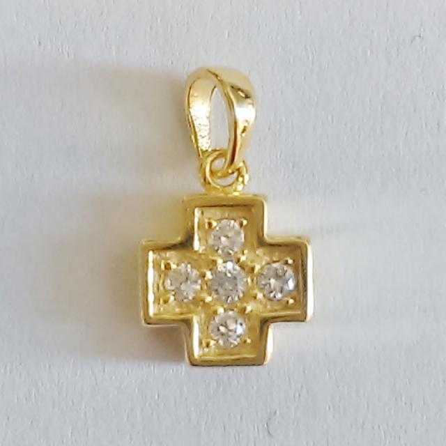 Rhod. sølvvedhæng hjerte m/8kt. guld inkl. kæde
