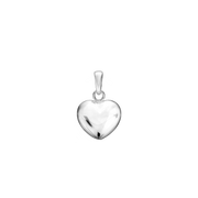 PLA. SØLV HJERTE, 11,5 x 13 mm