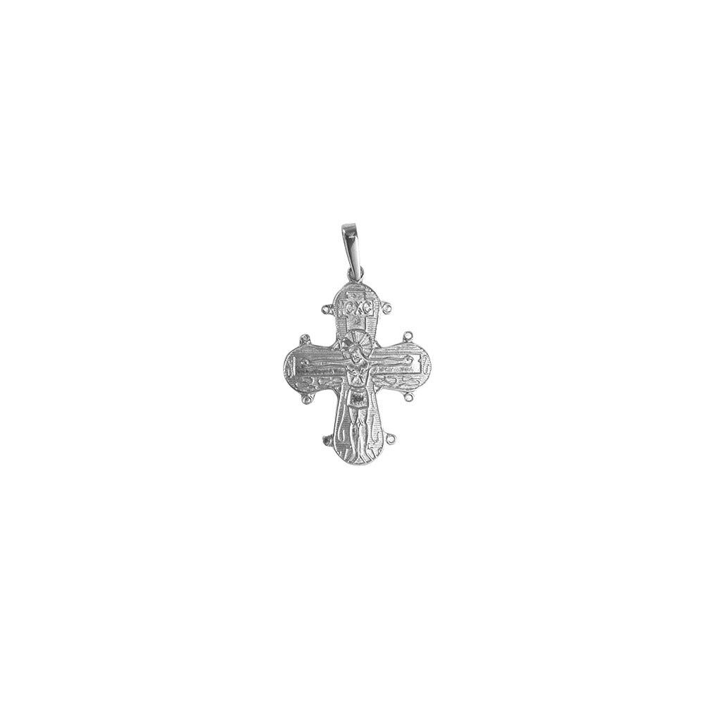 Dagmarkors med fadervor i sterling sølv - 19 x 23 mm