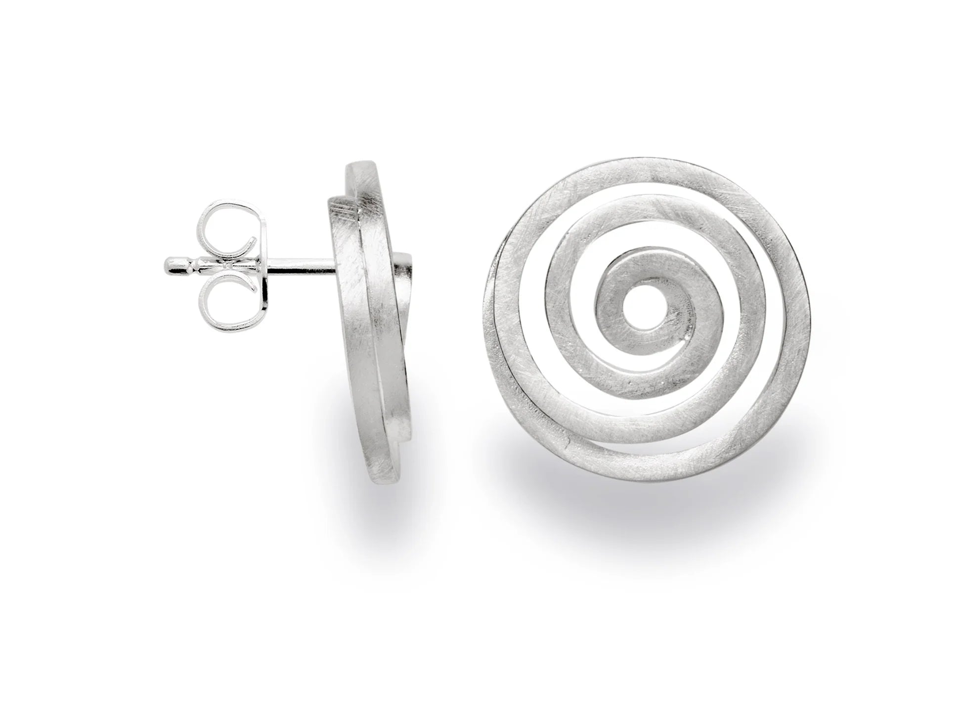 Sterling sølv Ørestikker, rho. børstet