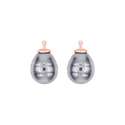 Mallorca perle barok farve93 m/rfg sølv - par