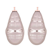 Mallorca perle barok farve13 m/rfg sølv - par