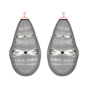 Mallorca perle barok farve93 m/rfg sølv - par