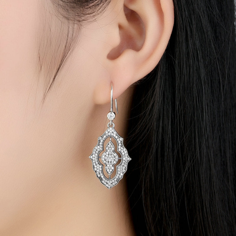 Ørehængere med zirkonia