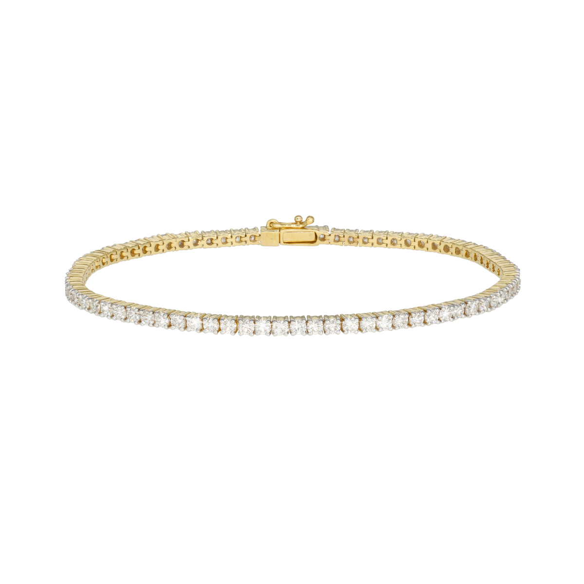 Tennis Armbånd 14 kt. guld 2,93 ct. TW/S
