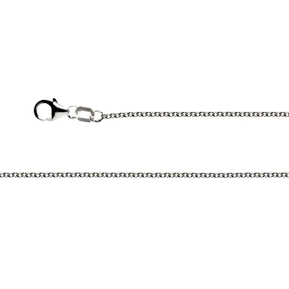 Sterling sølv rund ankerkæde karabin, rho 1,5 mm