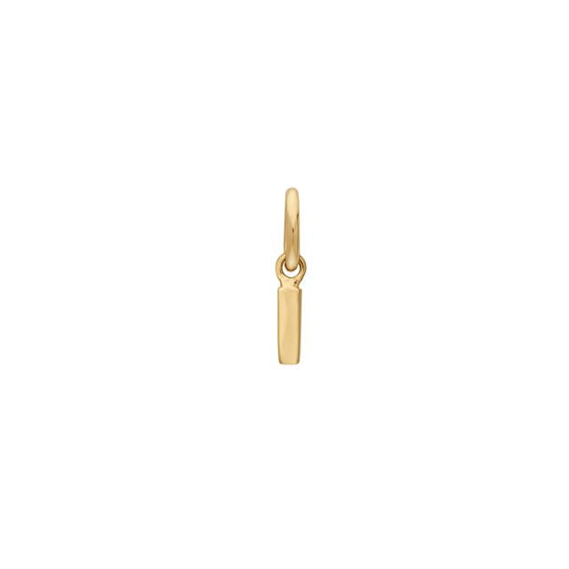 14kt. guldvedhæng plade 18mm