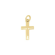 8kt. guldkors 14mm