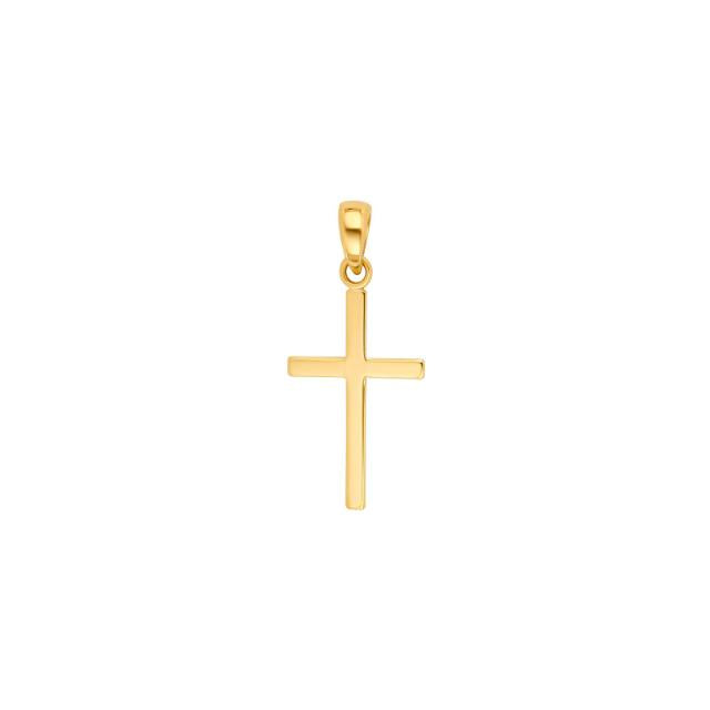 14kt. guldkors 15mm