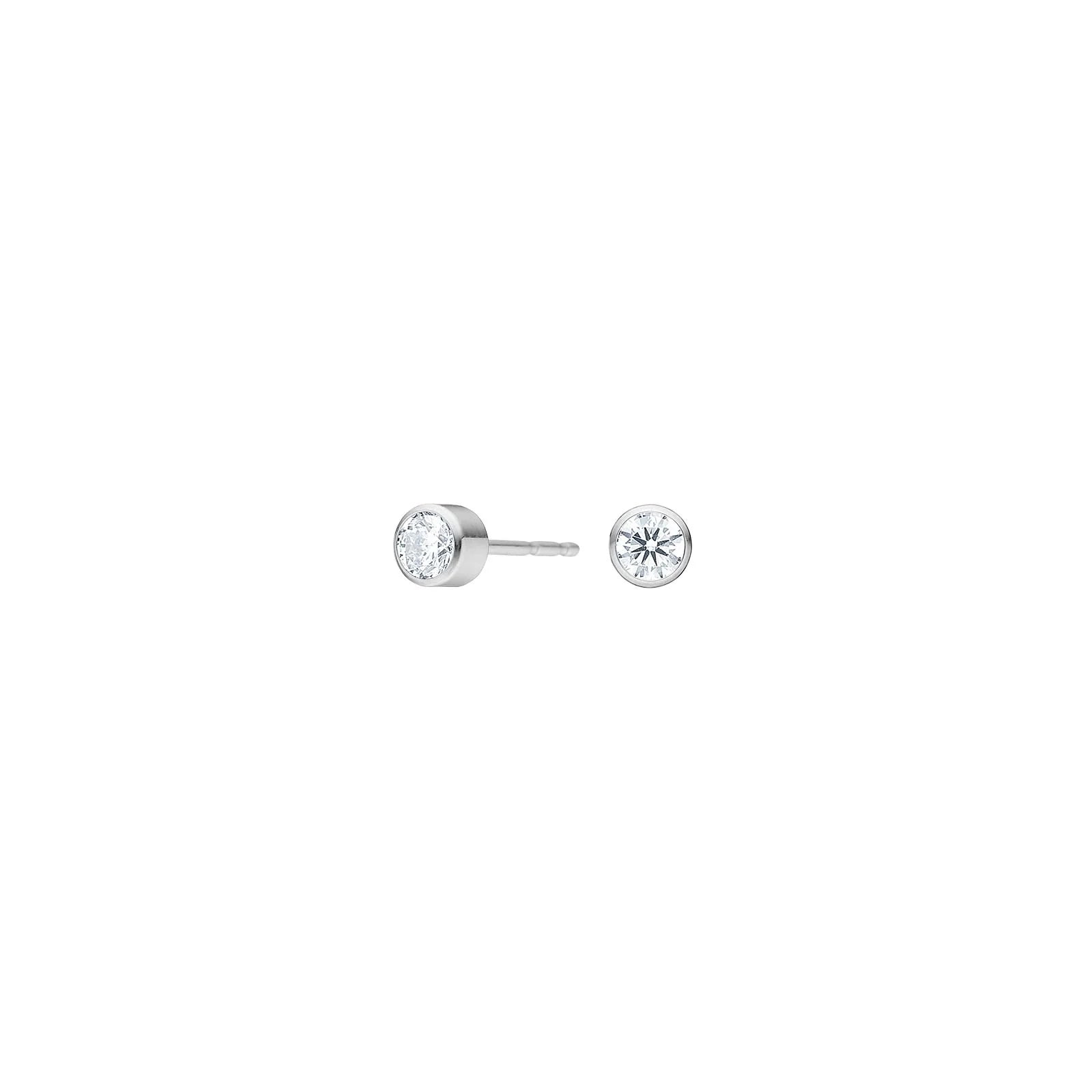 Titanium ørestikker 4mm cz