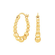 Rhd. sølv creoler PANZER52 20mm