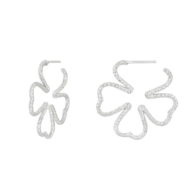 Rhod. sølvørehænger m/ferskvandsperle