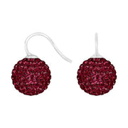 Rhod. sølvøreh. pavékugle m/Krg farve15