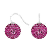 Rhod. sølvøreh. pavékugle m/Krg farve30