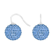 Rhod. sølvøreh. pavékugle m/Krg farve36