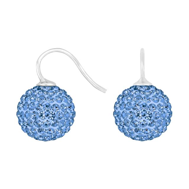 Rhod. sølvøreh. pavékugle m/Krg farve36