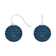 Rhod. sølvøreh. pavékugle m/Krg farve42