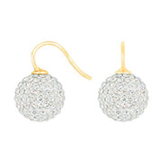 Forg. sølvøreh. pavékugle m/Krg farve04