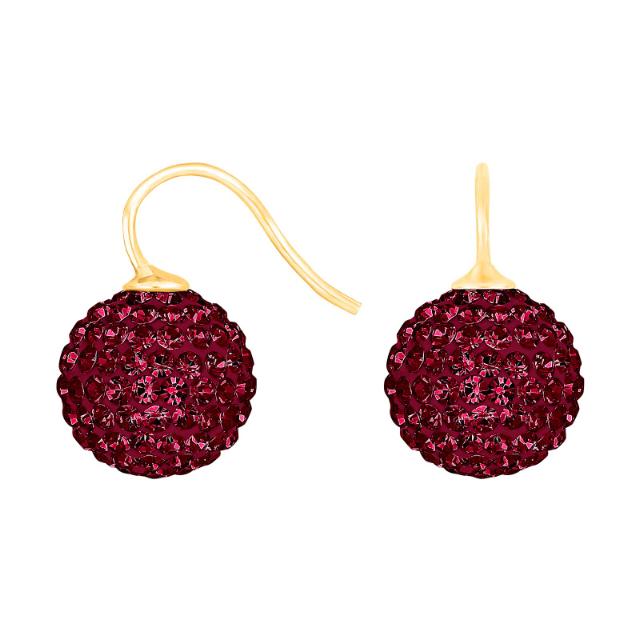 Forg. sølvøreh. pavékugle m/Krg farve15