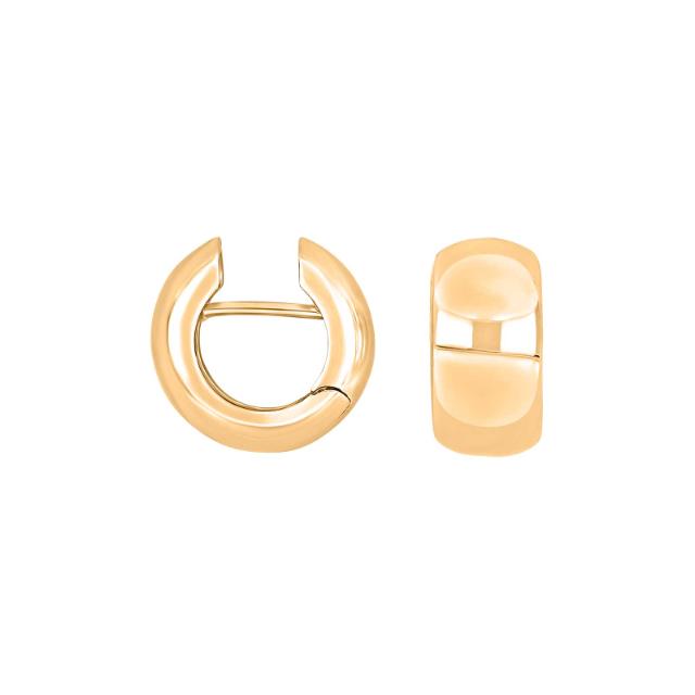 8kt. guld system-creoler Lili 15x8mm