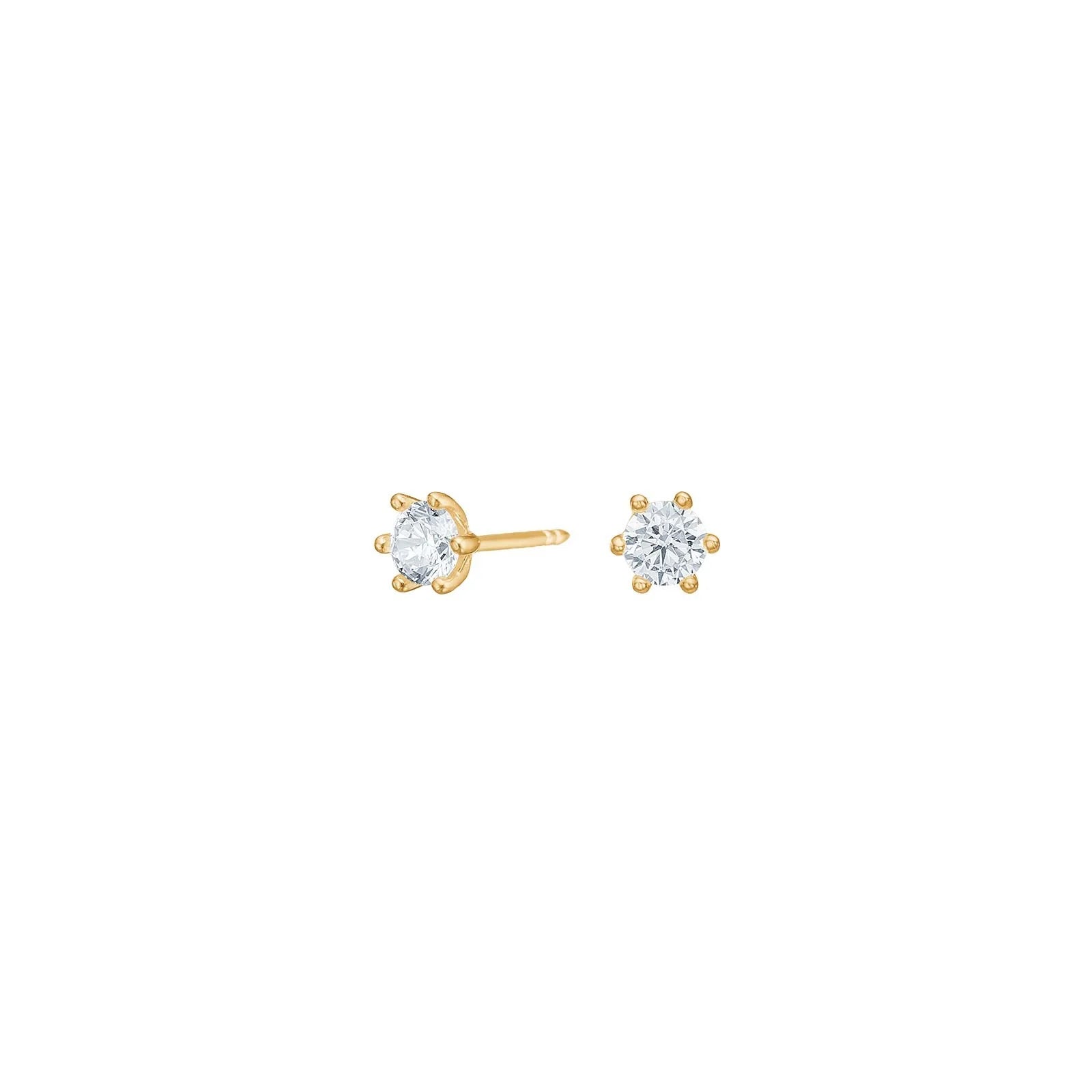 8kt. guldørestikker 4mm