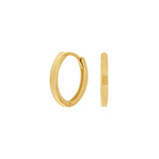 8kt. guldcreoler 14mm