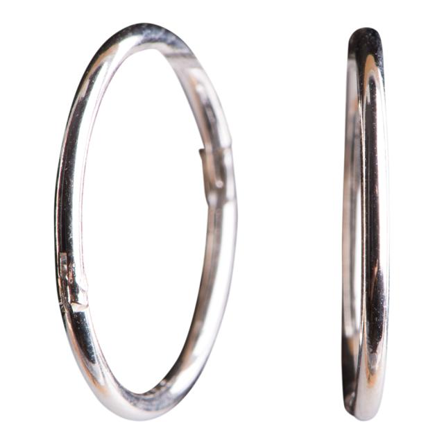 Forgyldt sølv creol 30mm HOOPS52