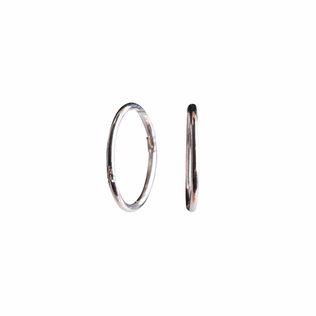 Forgyldt sølv creol 30mm HOOPS52