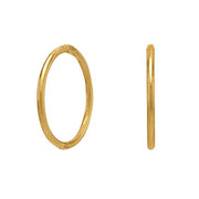 Forgyldt sølv creol 30mm HOOPS52