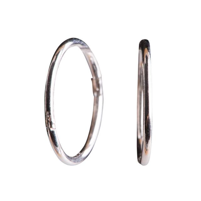 Forgyldt sølv creol 30mm HOOPS52