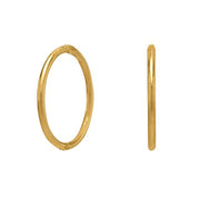 8kt. Guld creol 15mm dia. 1mm tråd