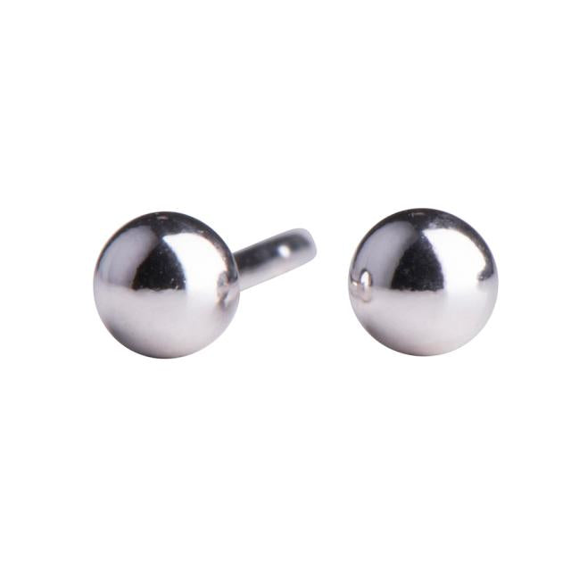 Rhod. sølvørestikker kugle 3mm
