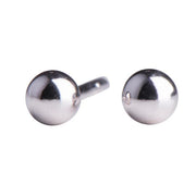 Rhod. sølvørestikker kugle 4mm