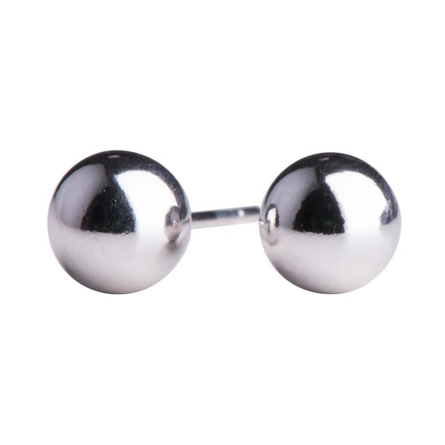 Rhod. sølvørestikker kugle 5mm
