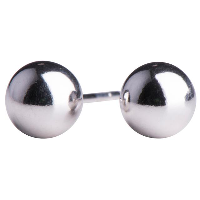 Rhod. sølvørestikker kugle 7mm
